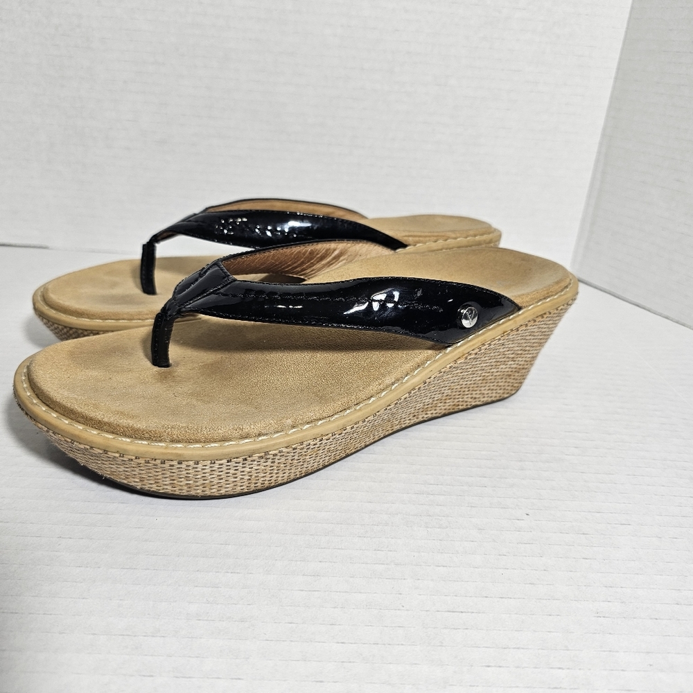 Vionic Grenada Platform Wedge Sandals Size 8 Blac… - image 4